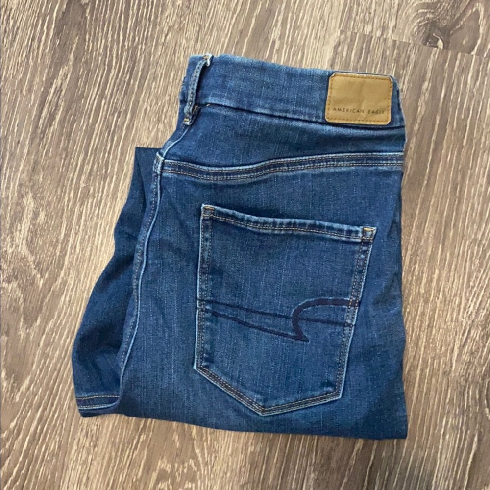 AE curvy high rise jegging